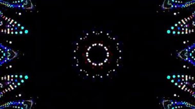 Siyah arkaplandaki renkli çizgilerle ince hareketleri düzenleyen, parıldayan, parlak güzel videolar.