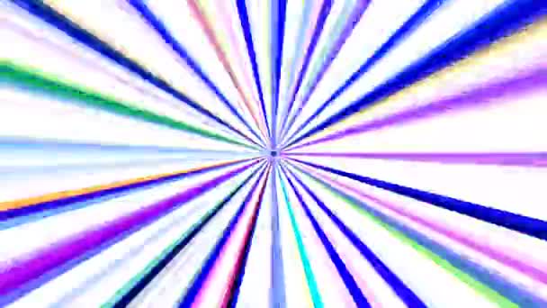 波纹斑斑 色彩斑斓的光点闪烁着背景 — 图库视频影像