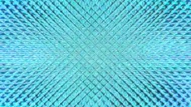 Çizgili dalgalar, arka planda parlayan renkli noktalar.