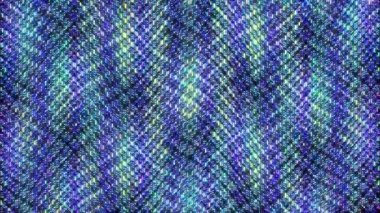 Çizgili dalgalar, arka planda parlayan renkli noktalar.