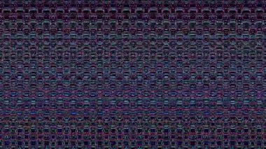 Çizgili dalgalar. Arkaplanda parlayan renkli noktalar.