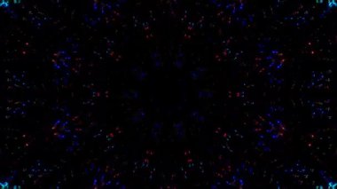 soyut çizgiler merkezde parlayan renkli ışık, siyah arkaplan