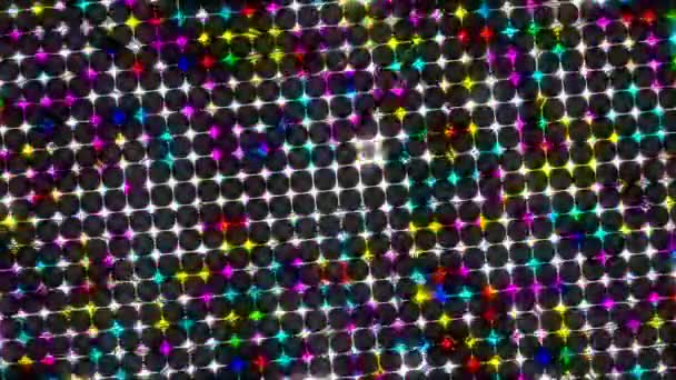 Abstract Shining Dots Bright Lines Set Wave Vibration Colorful Active — ストック動画