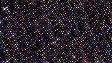 3D parlak çizgiler, dalga hareketini ayarlayın, renk dolu, siyah arkaplan üzerinde