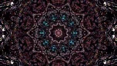 soyut çizgiler merkezde parlayan renkli ışık, siyah arkaplan