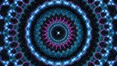 soyut çizgiler merkezde parlayan renkli ışık, siyah arkaplan