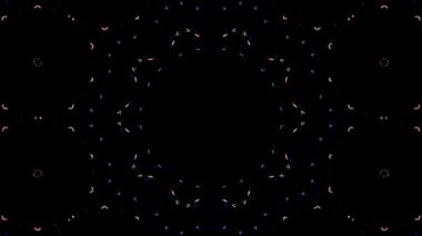 soyut çizgiler renk kırmızı ışık ortalarda parlıyor, siyah arkaplan