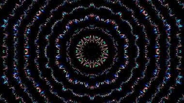 soyut çizgiler renk kırmızı ışık ortalarda parlıyor, siyah arkaplan