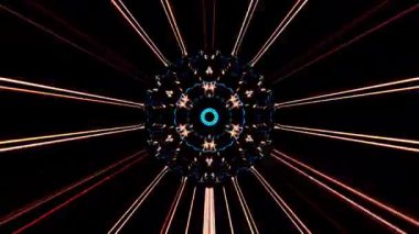 Çok renkli dokularda soyut arka planların güzel video çizgileri. Tam renk yansıması ile