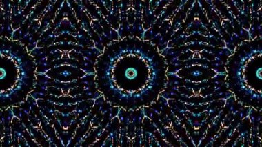 soyut çizgiler merkezde parlayan renkli ışık, siyah arkaplan