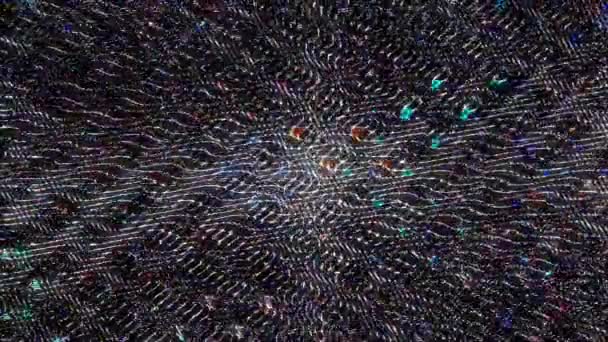 Прекрасне Відео Лінії Абстрактних Фонів Різнокольорових Текстурах Повним Відбиттям Кольорів — стокове відео
