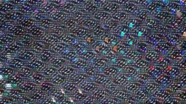 Çok renkli dokularda soyut arka planların güzel video çizgileri. Tam renk yansıması ile