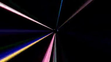 Çok renkli dokularda soyut arka planların güzel video çizgileri. Tam renk yansıması ile