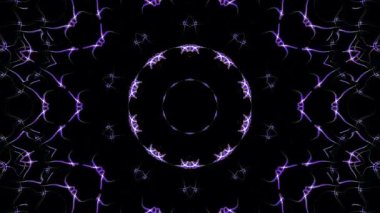 Soyut arka plan hareket eden çizgiler ve parlayan ışık noktaları. Çemberlerle canlandırma