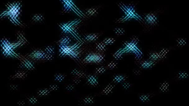 Video Lines Abstrak Latar Belakang Dalam Tekstur Multiwarna Dengan Refleksi — Stok Video