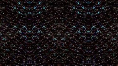 Çok renkli dokularda soyut arka planların güzel video çizgileri. Tam renk yansıması ile