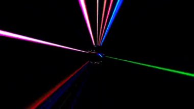 Çok renkli dokularda soyut arka planların güzel video çizgileri. Tam renk yansıması ile