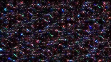 Çok renkli dokularda soyut arka planların güzel video çizgileri. Tam renk yansıması ile