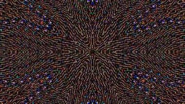 soyut çizgiler merkezde parlayan renkli ışık, siyah arkaplan