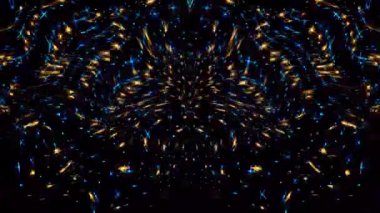 soyut çizgiler renkli yanıp sönen ışık noktaları, siyah arkaplan