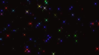 Noktalı Soyut Arkaplan Işığın Dağılmış Çizgileri tam renkli, siyah bir arkaplan üzerine