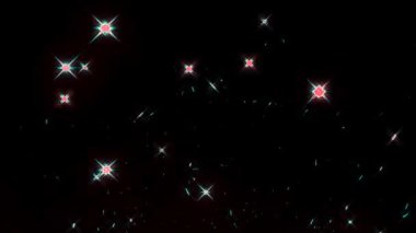 Noktalı Soyut Arkaplan Işığın Dağılmış Çizgileri tam renkli, siyah bir arkaplan üzerine