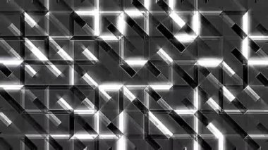 Noktalar ve Çizgilerle Soyut Arkaplan Tam renkli, siyah arkaplan üzerine