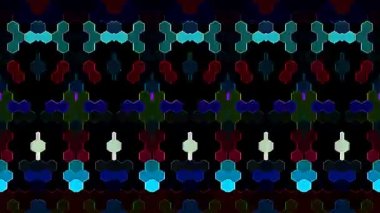 Noktalar ve Çizgilerle Soyut Arkaplan Tam renkli, siyah arkaplan üzerine