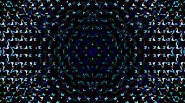 Soyut arka plan hareket eden çizgiler ve parlayan ışık noktaları. Çemberlerle canlandırma