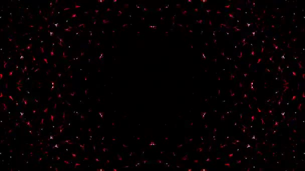 Fond Abstrait Rayures Mobiles Clignotant Avec Des Points Lumineux Brillants — Video