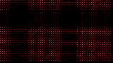 3D soyut parlak çizgiler, dalga, renkli, siyah arkaplan