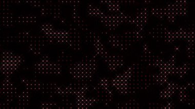 3D soyut parlak çizgiler, dalga, renkli, siyah arkaplan