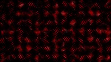 3D soyut parlak çizgiler, dalga, renkli, siyah arkaplan