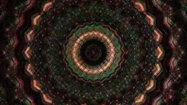 Soyut arka plan hareket eden çizgiler ve parlayan ışık noktaları. Çemberlerle canlandırma