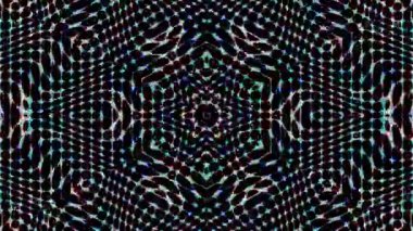 Soyut arka plan hareket eden çizgiler ve parlayan ışık noktaları. Çemberlerle canlandırma