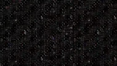 3D soyut parlak çizgiler, dalga, renkli, siyah arkaplan