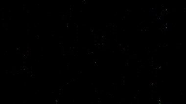 3D shining bright dots set colorful line wave motion, on black background