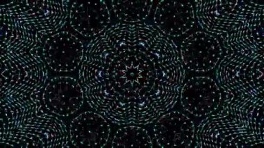 soyut çizgiler merkezde parlayan renkli ışık, siyah arkaplan