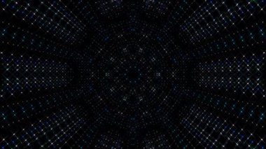 soyut çizgiler merkezde parlayan renkli ışık, siyah arkaplan