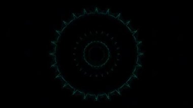 soyut çizgiler merkezde parlayan renkli ışık, siyah arkaplan