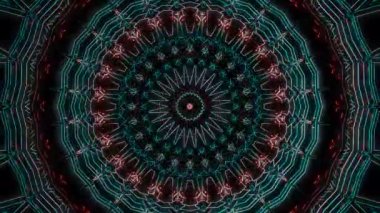 Soyut arka plan hareket eden çizgiler ve parlayan ışık noktaları. Çemberlerle canlandırma