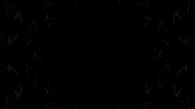 Soyut arka plan hareket eden çizgiler ve parlayan ışık noktaları. Çemberlerle canlandırma