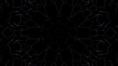 soyut çizgiler merkezde parlayan renkli ışık, siyah arkaplan