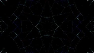 soyut çizgiler merkezde parlayan renkli ışık, siyah arkaplan