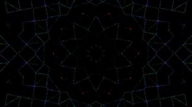 soyut çizgiler merkezde parlayan renkli ışık, siyah arkaplan