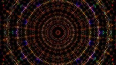 soyut çizgiler merkezde parlayan renkli ışık, siyah arkaplan