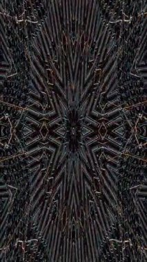 Siyah arkaplanda parlayan renkli göz kırpma çizgilerinin animasyon çizgileri