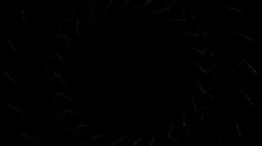 Soyut arka plan hareket eden çizgiler ve parlayan ışık noktaları. Çemberlerle canlandırma