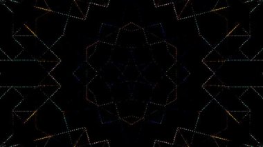 soyut soyut çizgiler göz alıcı parlak ışık merkezde parlıyor, siyah arkaplan