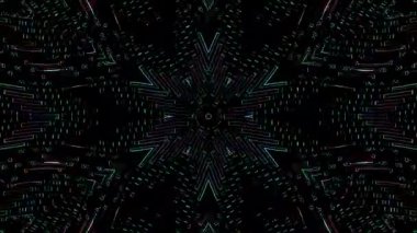 soyut soyut çizgiler göz alıcı parlak ışık merkezde parlıyor, siyah arkaplan